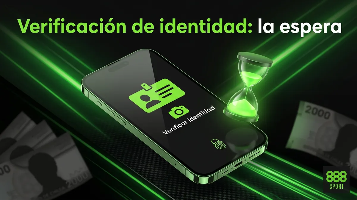 Ilustración del proceso de verificación de identidad de 888sport y los tiempos de espera reportados